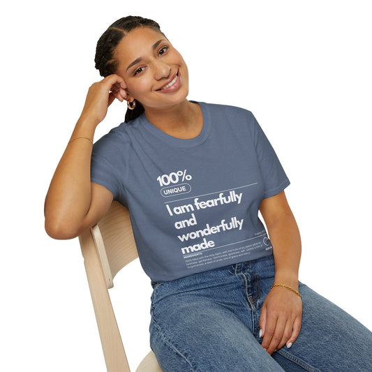 100% Fearfully and Wonderful Made T-Shirt