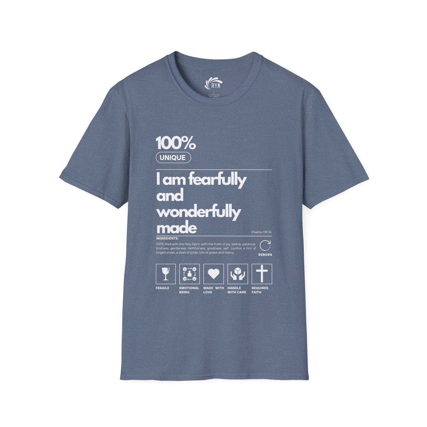 100% Fearfully and Wonderful Made T-Shirt