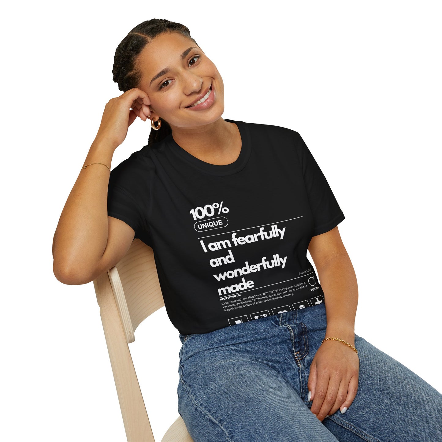 100% Fearfully and Wonderful Made T-Shirt