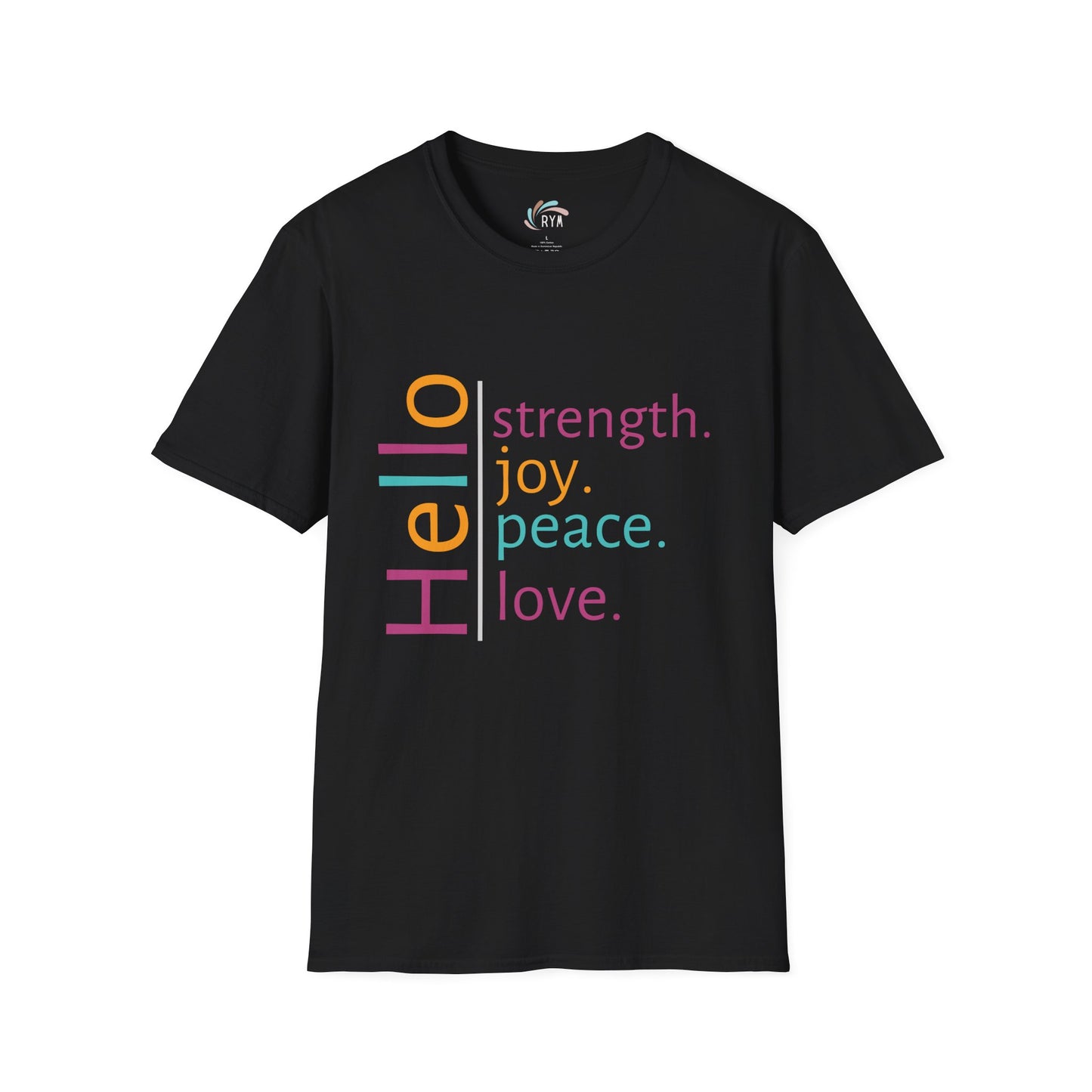 Hello Strength. Joy. Peace. Love T-Shirt